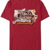 * Fifth Sun Men'S Friends Thanksgiving Throwback Short Sleeves T-Shirt Cardinal Best