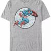 * Fifth Sun Marvel Men'S Comic Collection Retro Captain America Short Sleeve T-Shirt Athletic H Online