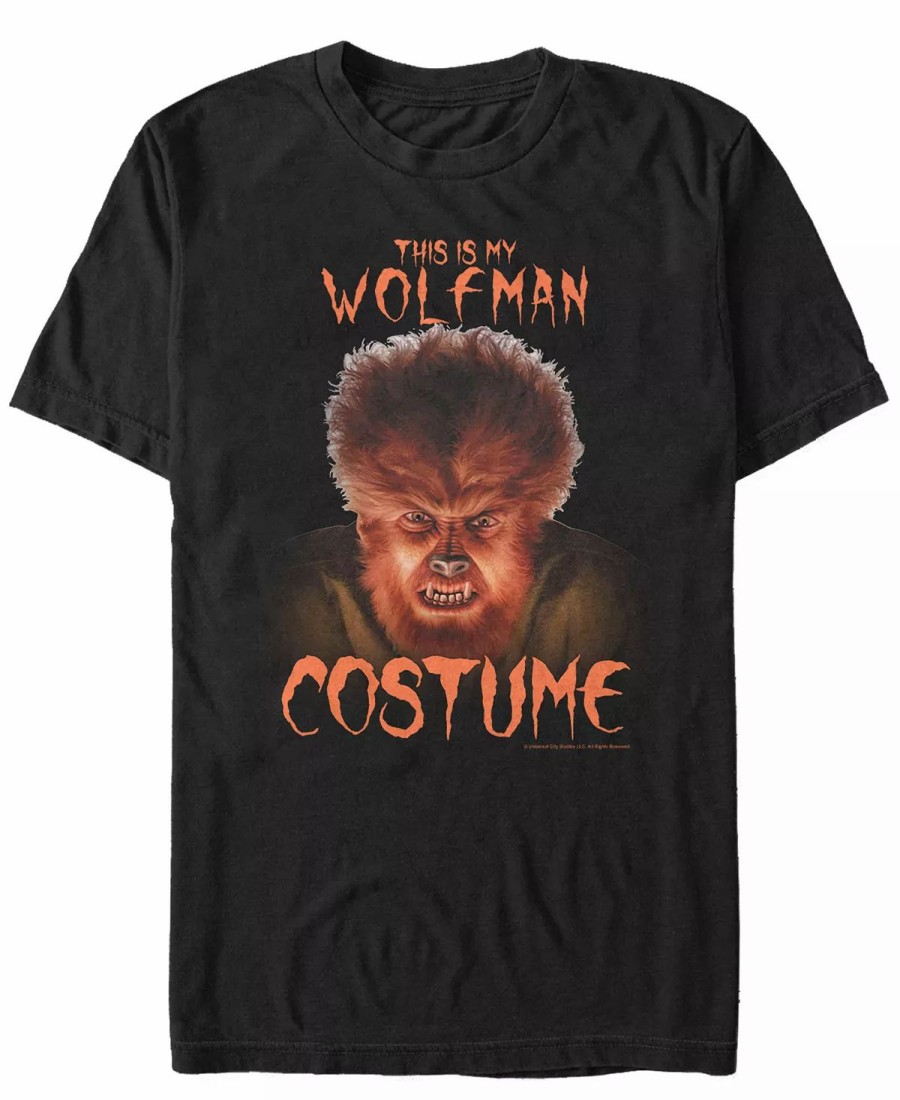 * Fifth Sun Universal Monsters Wolfman Costume Men'S Short Sleeve T-Shirt Black Wholesale