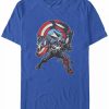 * Fifth Sun Men'S Captain Venom Short Sleeve Crew T-Shirt Royal Online