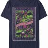 * Fifth Sun Men'S Voodoo King Short Sleeve Crew T-Shirt Navy Clearance