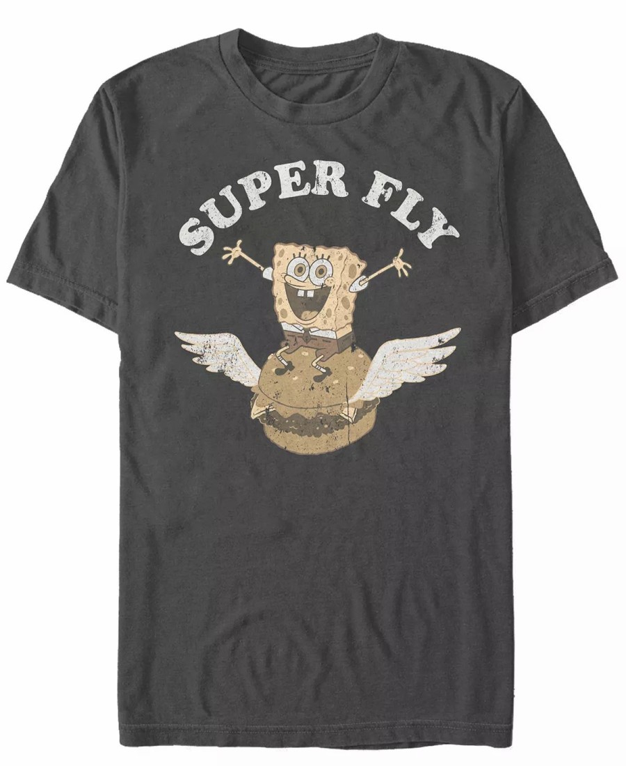 * Fifth Sun Men'S Super Fly Short Sleeve Crew T-Shirt Charcoal Online