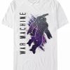 * Fifth Sun Marvel Men'S Avengers Infinity War Galaxy Painted The War Machine Short Sleeve T-Shirt White Hot