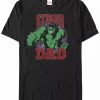 * Fifth Sun Marvel Men'S Comic Collection The Hulk Strong Dad Short Sleeve T-Shirt Black Online