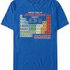 * Fifth Sun Men'S Periodic Table Of Elements Short Sleeve T- Shirt Royal Hot