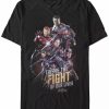 * Fifth Sun Marvel Men'S Avengers Endgame Fight Of Our Lives Short Sleeve T-Shirt Black Hot