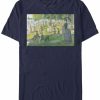 * Fifth Sun Men'S Alien Art Short Sleeve Crew T-Shirt Navy Wholesale