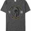 * Fifth Sun Marvel Men'S Comic Collection Black Panther Since 1966 Short Sleeve T-Shirt Charcoal H Clearance