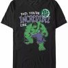 * Fifth Sun Marvel Men'S Comic Collections Incredible Like The Hulk Short Sleeve T-Shirt Black Online