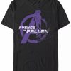 * Fifth Sun Marvel Men'S Avengers Endgame Avenge The Fallen Logo, Short Sleeve T-Shirt Black Clearance