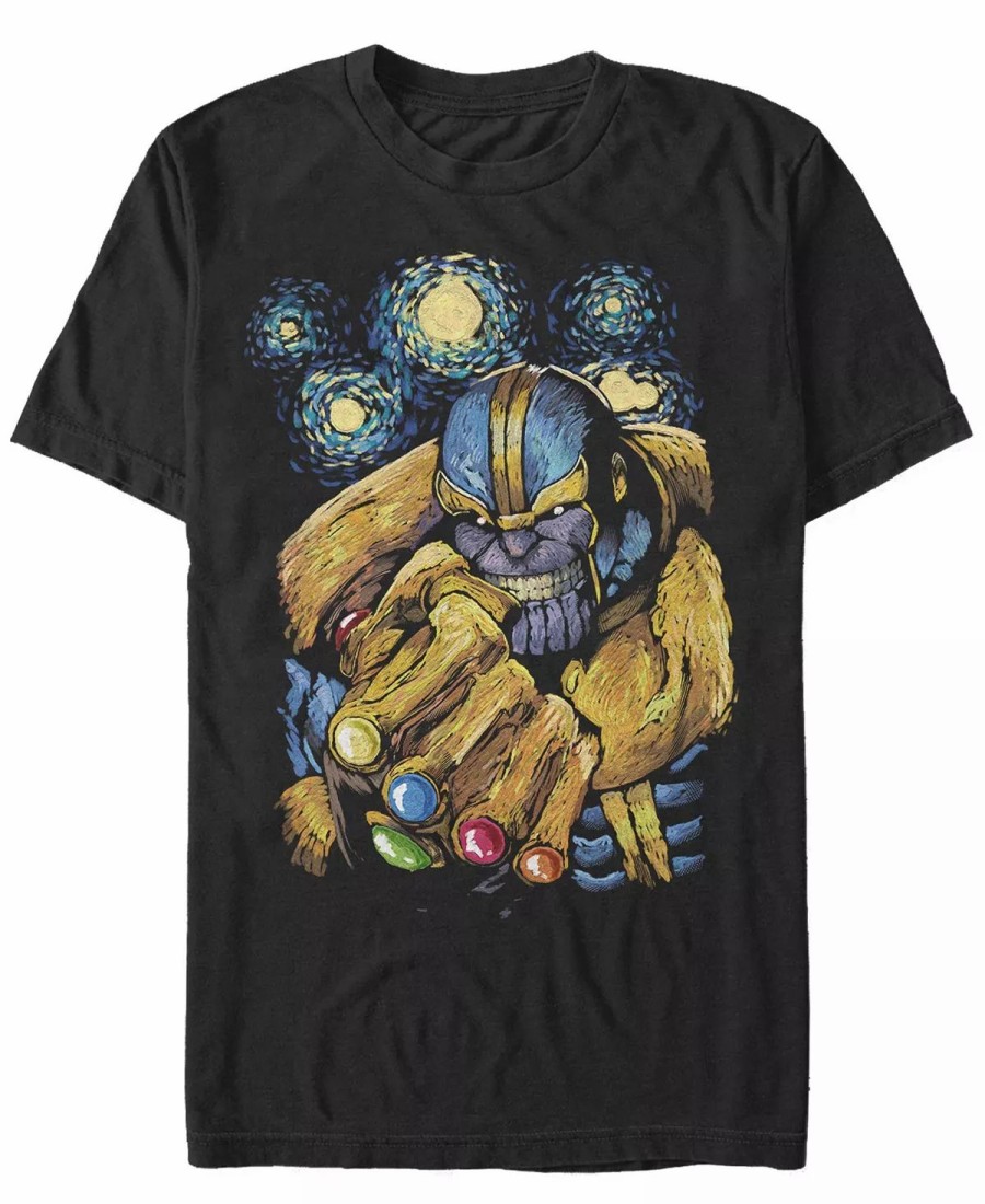 * Fifth Sun Men'S Thanos Night Short Sleeve Crew T-Shirt Black Online