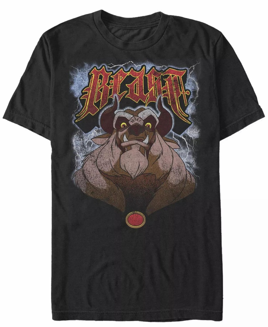 * Fifth Sun Men'S Terror Beast Short Sleeve Crew T-Shirt Black Wholesale