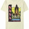 * Fifth Sun Nasa Men'S Retro Pop Art United States Space Program Short Sleeve T-Shirt Natural Hot