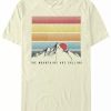 * Fifth Sun Men'S Mountains Calling Short Sleeve Crew T-Shirt Natural Wholesale