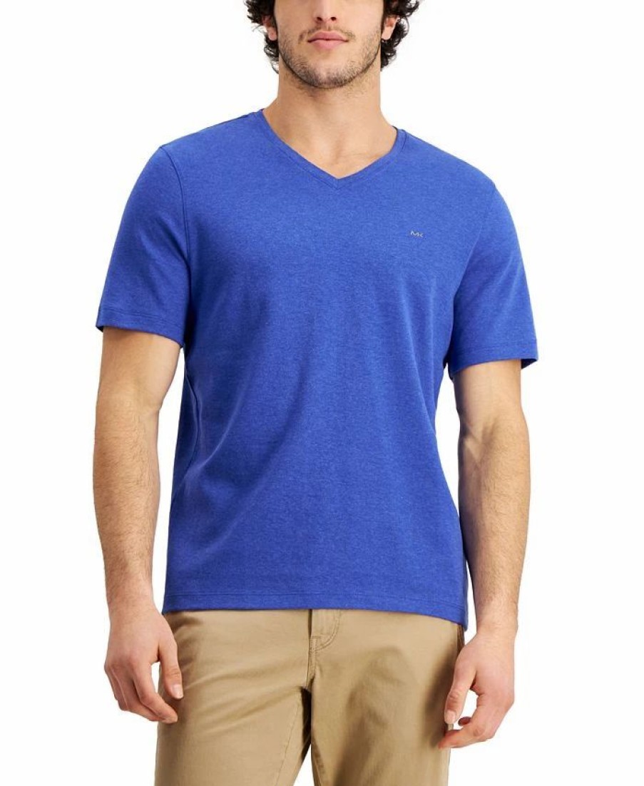 * Michael Kors N'S Solid V-Neck T-Shirt Clearance