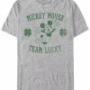 * Fifth Sun Men'S Team Lucky Short Sleeve Crew T-Shirt Athletic Heather New