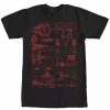 * Fifth Sun Men'S Super Schematics Short Sleeve Crew T-Shirt New