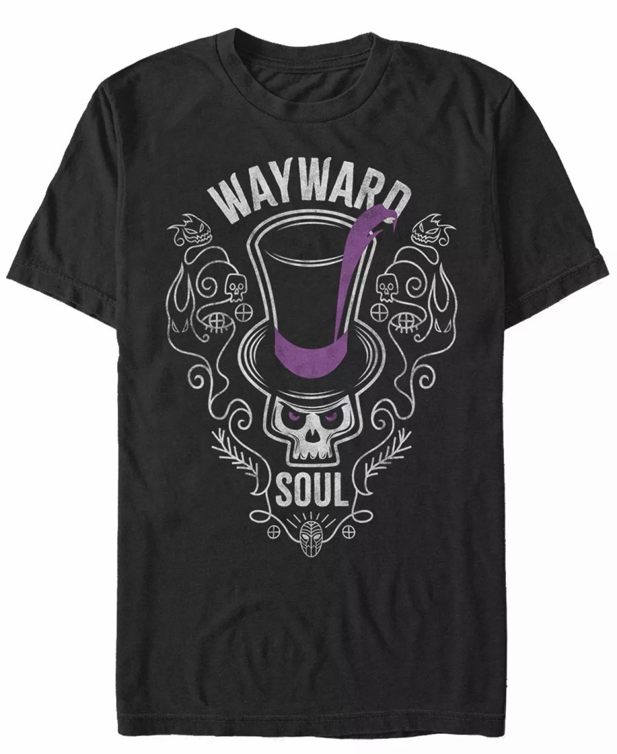 * Fifth Sun Men'S Wayward Soul Short Sleeve Crew T-Shirt Black Clearance