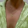 * Princess Polly Honeydew Necklace / Green Gold New