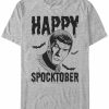 * Fifth Sun Ar Trek Men'S Spock Happy Spocktober Halloween Short Sleeve T-Shirt Athletic H Clearance