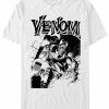 * Fifth Sun Marvel Men'S Comic Collection Venom In The Streets Short Sleeve T-Shirt White Clearance