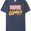 * Fifth Sun Marvel Men'S Comic Collection Kawaii Iron Fist Short Sleeve T-Shirt Navy Heath New