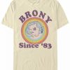 * Fifth Sun Men'S Brony Since 83 Short Sleeve Crew T-Shirt Natural Wholesale