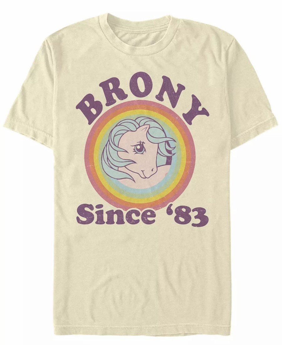 * Fifth Sun Men'S Brony Since 83 Short Sleeve Crew T-Shirt Natural Wholesale