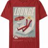 * Fifth Sun Men'S Lounge Poster Short Sleeve Crew T-Shirt Red Wholesale