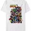 * Fifth Sun Marvel Men'S Classic Comics Super Heroes Secret Wars Cover, Short Sleeve T-Shirt White Online