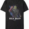 * Fifth Sun Marvel Men'S Avengers Endgame Hulk Snap, Short Sleeve T-Shirt Black New