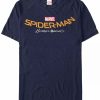 * Fifth Sun Marvel Men'S Spider-Man Homecoming Logo Short Sleeve T-Shirt Navy Clearance