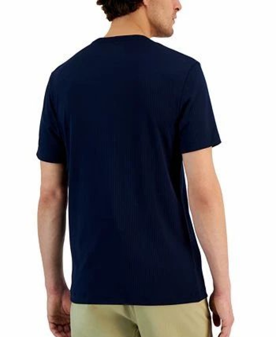 * Alfani Men'S Core Tech Solid Ribbed-Knit T-Shirt, Created For Macy'S Best