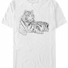 * Fifth Sun Tiger Men'S Short Sleeve T-Shirt White New