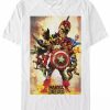 * Fifth Sun Men'S Zombie Poster Short Sleeve Crew T-Shirt White Wholesale