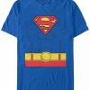 * Fifth Sun Dc Men'S Superman Costume Short Sleeve T-Shirt Royal Clearance