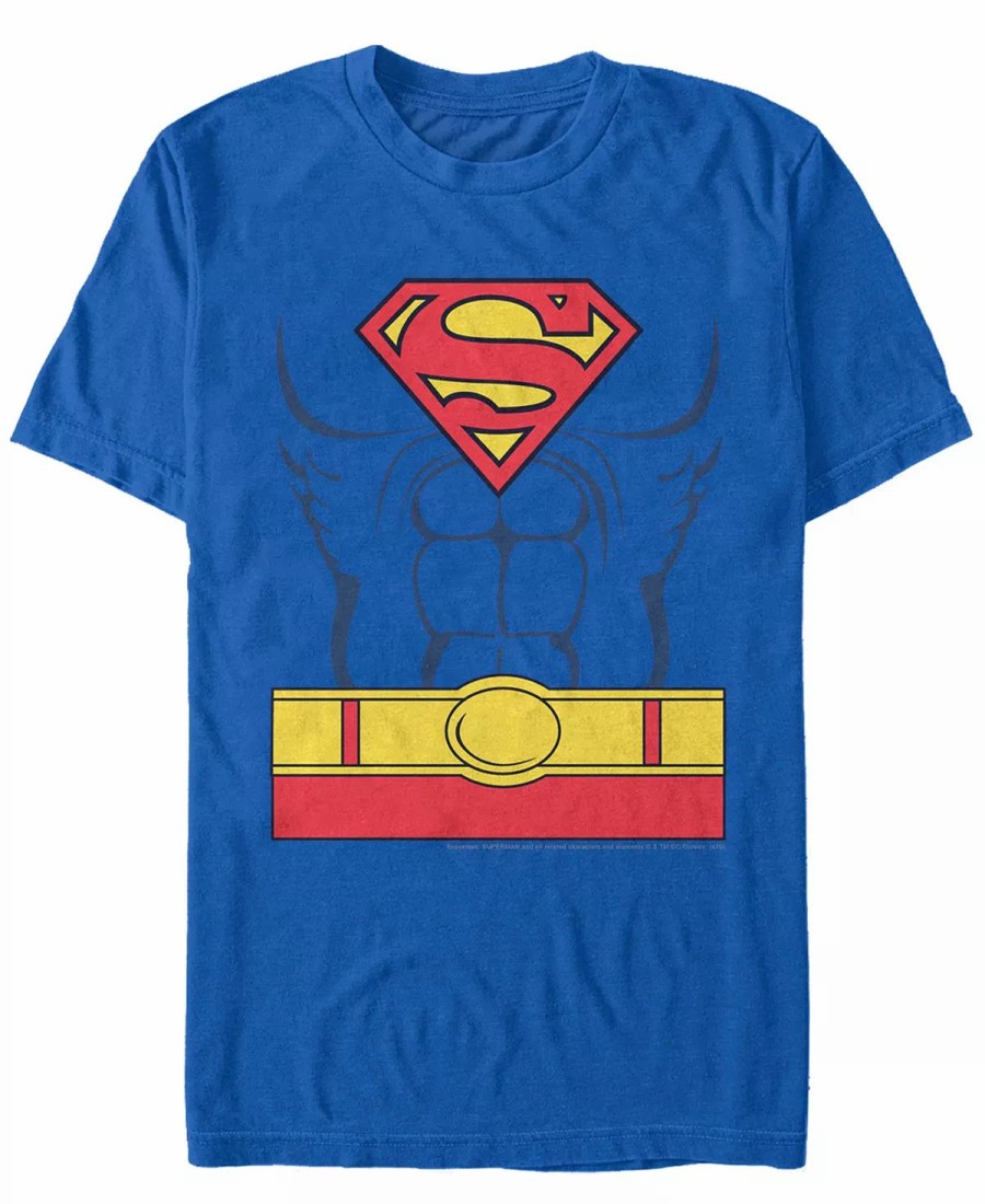 * Fifth Sun Dc Men'S Superman Costume Short Sleeve T-Shirt Royal Clearance