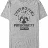 * Fifth Sun Men'S Friendship Destroyer Short Sleeve Crew T-Shirt Heather Gray Hot