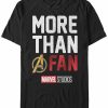 * Fifth Sun Marvel Men'S More Than A Fan, Short Sleeve T-Shirt Black Clearance