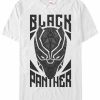 * Fifth Sun Marvel Men'S Panther Geometric Mask, Short Sleeve T-Shirt New