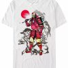 * Fifth Sun Marvel Men'S Iron Man The Samurai, Short Sleeve T-Shirt White Wholesale