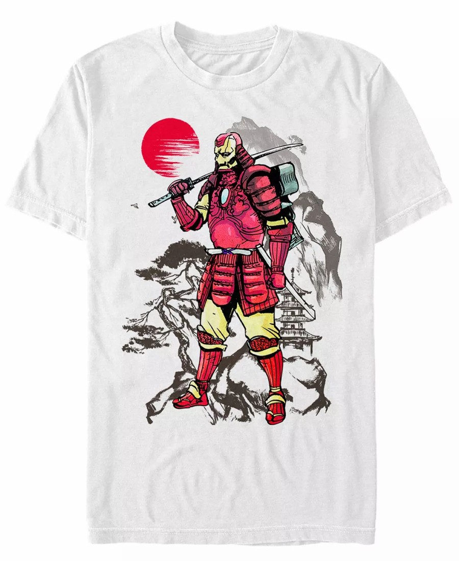 * Fifth Sun Marvel Men'S Iron Man The Samurai, Short Sleeve T-Shirt White Wholesale