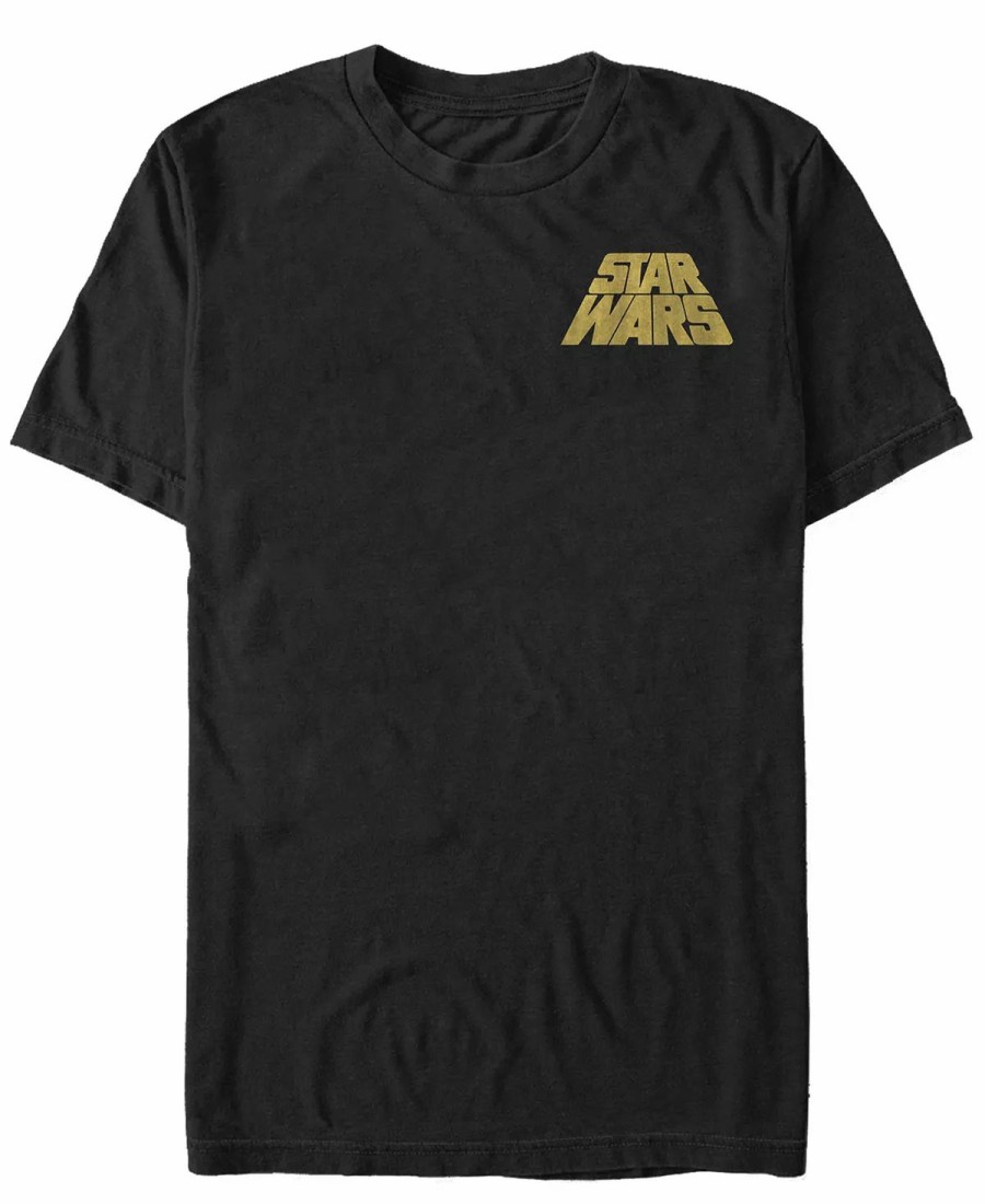 * Fifth Sun Ar Wars Men'S Distressed Slant Logo Short Sleeve T-Shirt Black Online