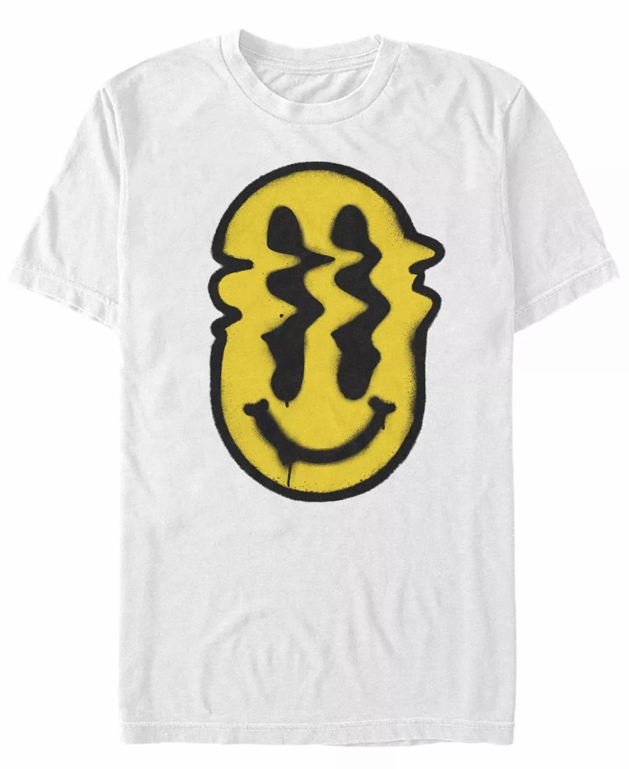 * Fifth Sun Men'S Happy One Short Sleeve Crew T-Shirt White Online