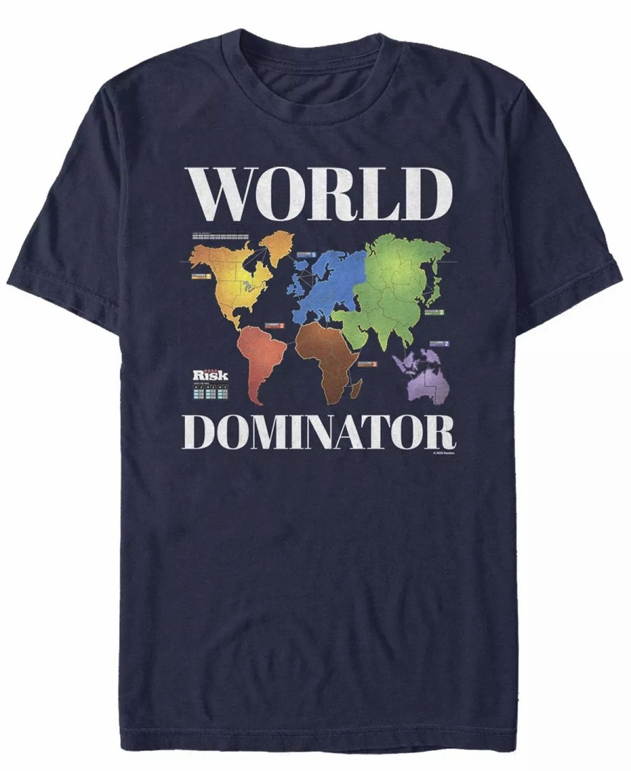 * Fifth Sun Men'S World Dominate Short Sleeve Crew T-Shirt Navy New