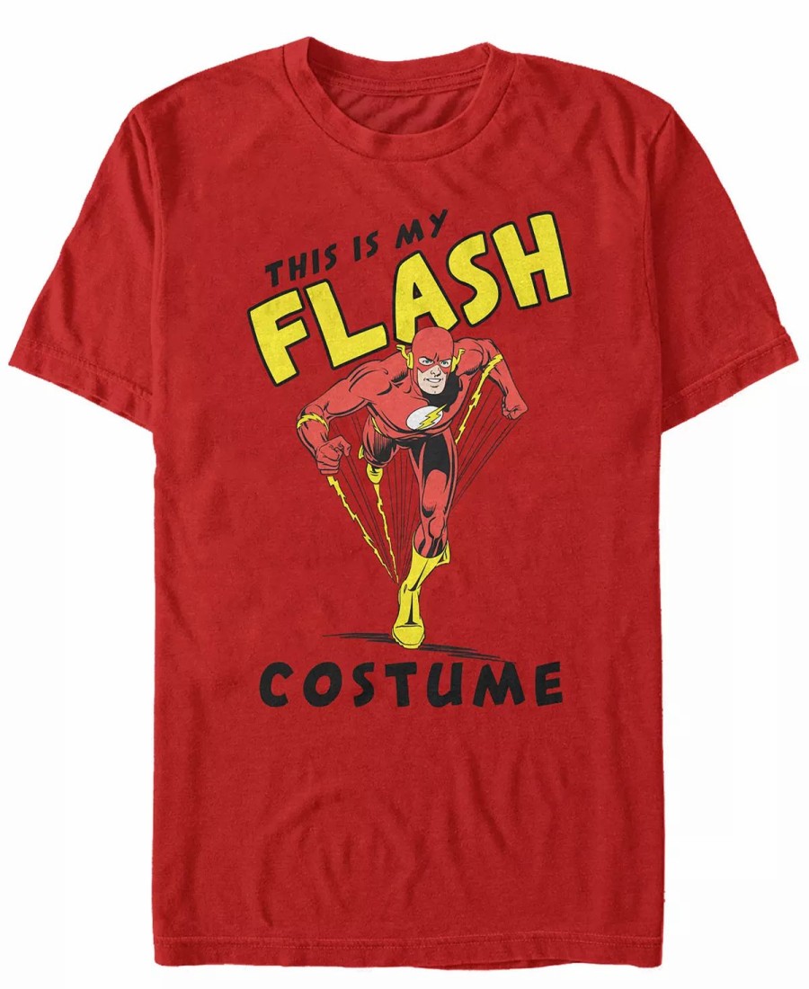 * Fifth Sun Dc Men'S This Is My Flash Costume Short Sleeve T-Shirt Red Clearance