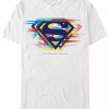 * Fifth Sun Dc Men'S Superman Multi Logo Short Sleeve T-Shirt White New