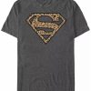 * Fifth Sun Men'S Superman Super Cheetah Short Sleeve T-Shirt Charcoal Heather Wholesale