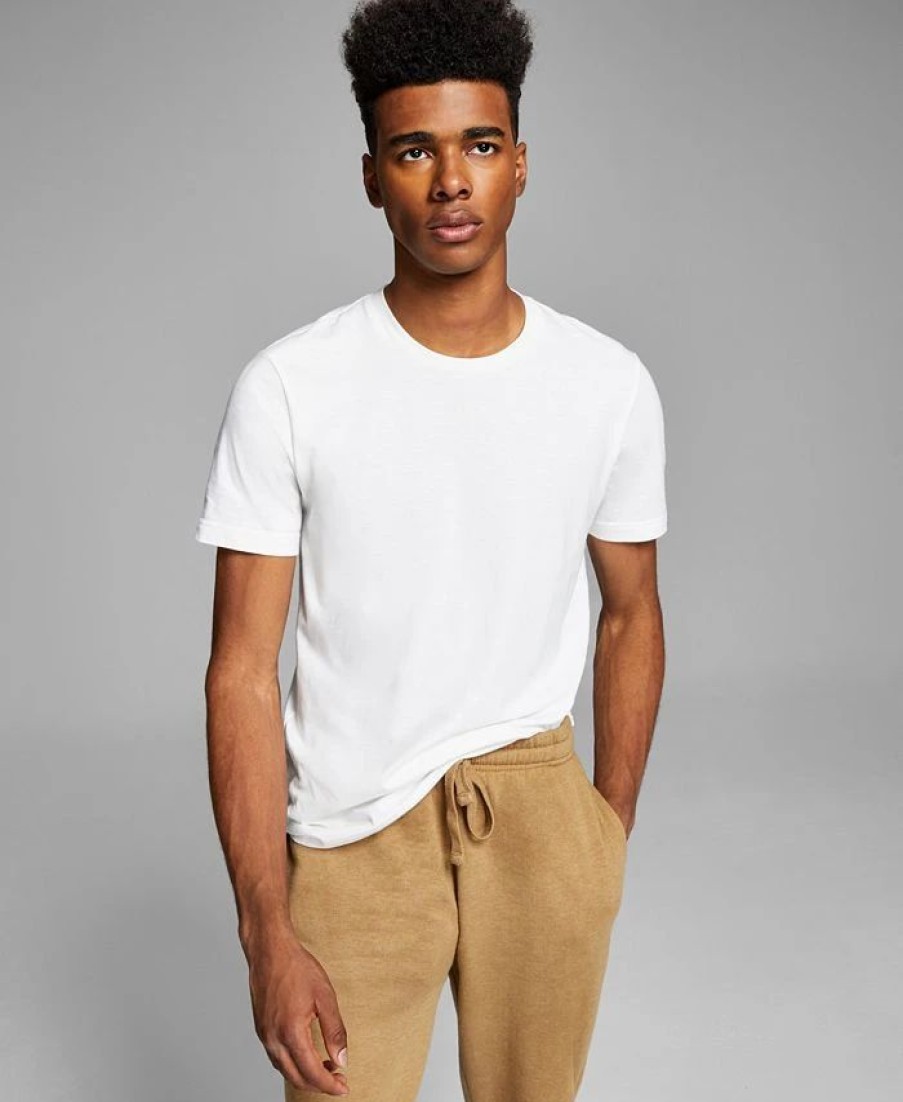 * And Now This Men'S Basic T-Shirt White Clearance