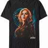 * Fifth Sun Marvel Men'S Avengers Infinity War Painted Agent Widow Short Sleeve T-Shirt Black New